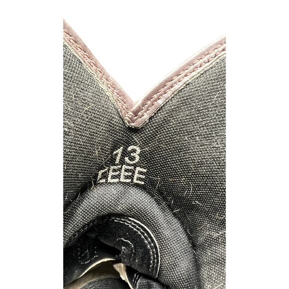 🤠 Ariat Work men 10.5EE Brown Leather Cowboy Boots – Pull-On Square Toe - Picture 7 of 8